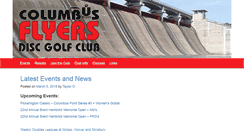 Desktop Screenshot of columbusdiscgolf.com